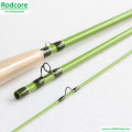 Verde Folha Gr663-3 Qualidade Feita Classic Fiberglass Fly Rod